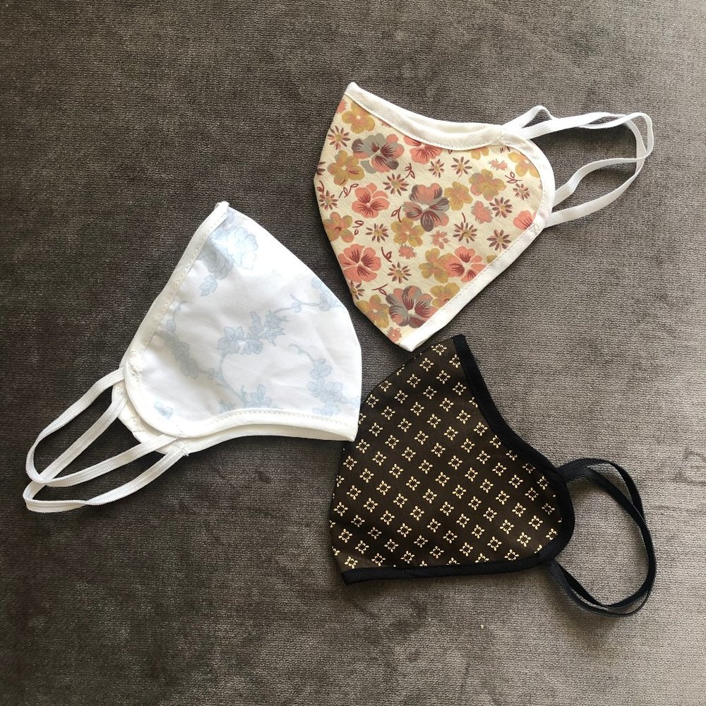 Christy Dawn Floral Face Masks - Set of 3